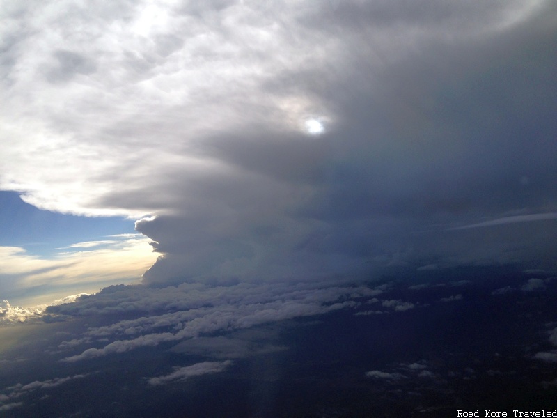 Stormy weather over Southern France