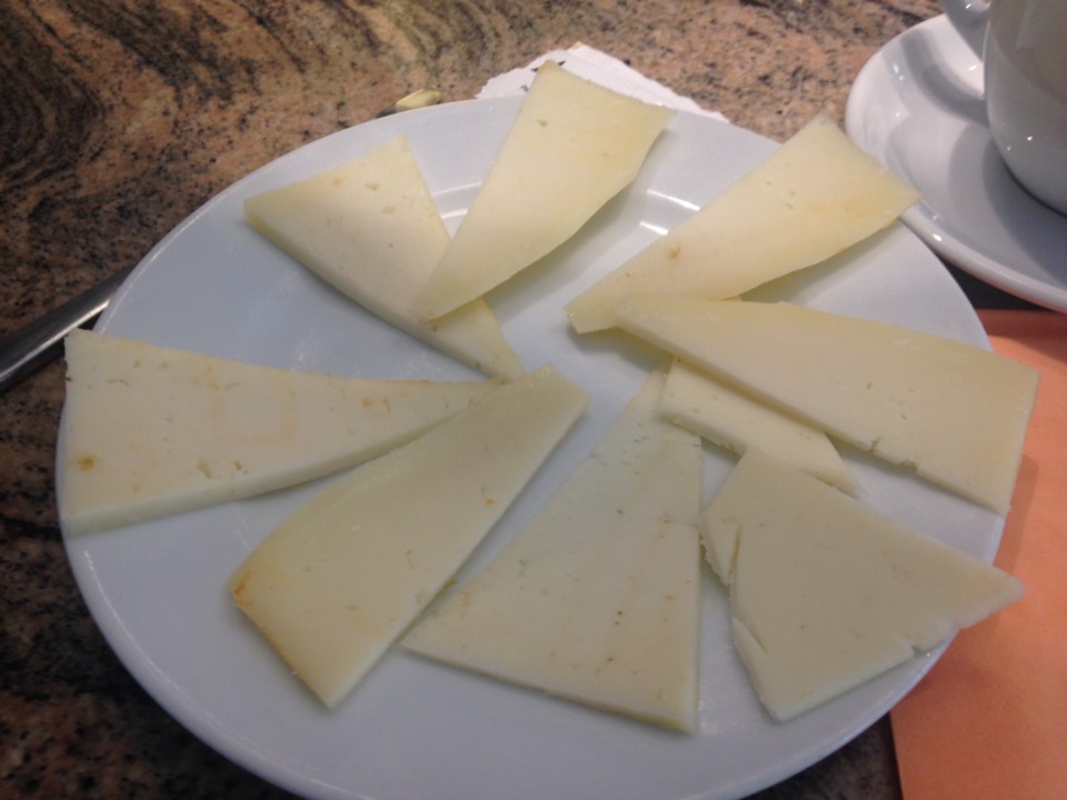 Manchego cheese plate