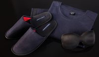 a pair of slippers and a shirt