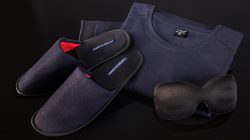 a pair of slippers and a shirt