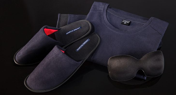 a pair of slippers and a shirt