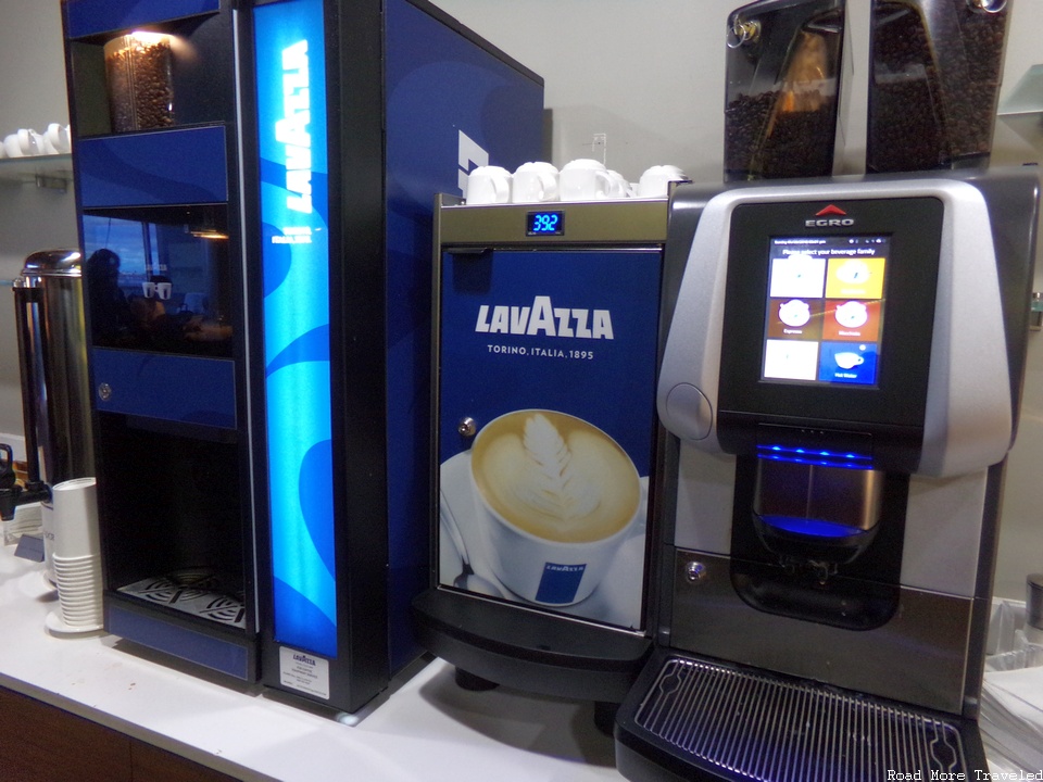 Air Canada Maple Leaf Lounge LGA - Lavazza machine