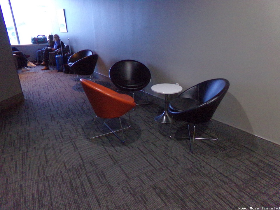 Air Canada Maple Leaf Lounge LGA - back seating area