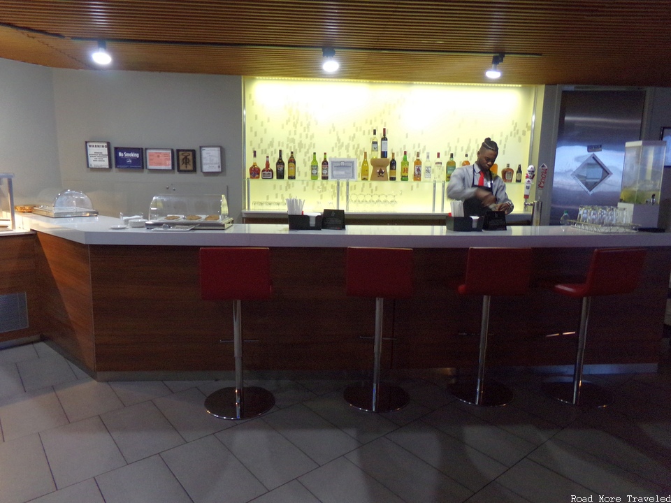 Air Canada Maple Leaf Lounge LGA - bar