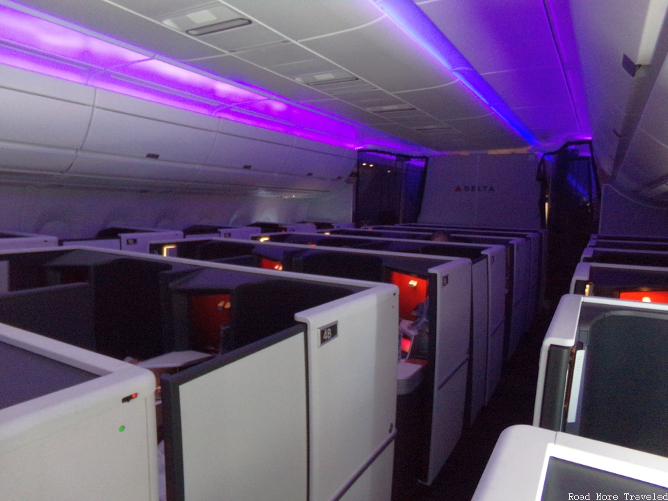 Delta One A350 cabin