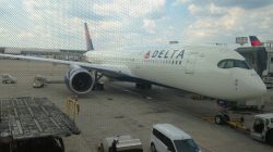 Delta A350 at DTW