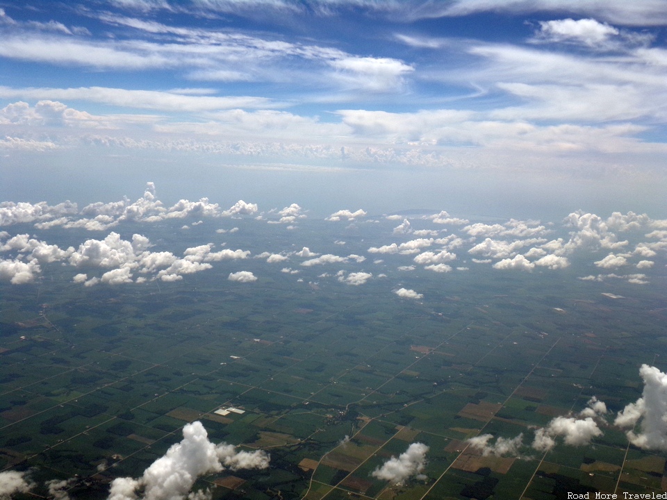 View over southern Ontario