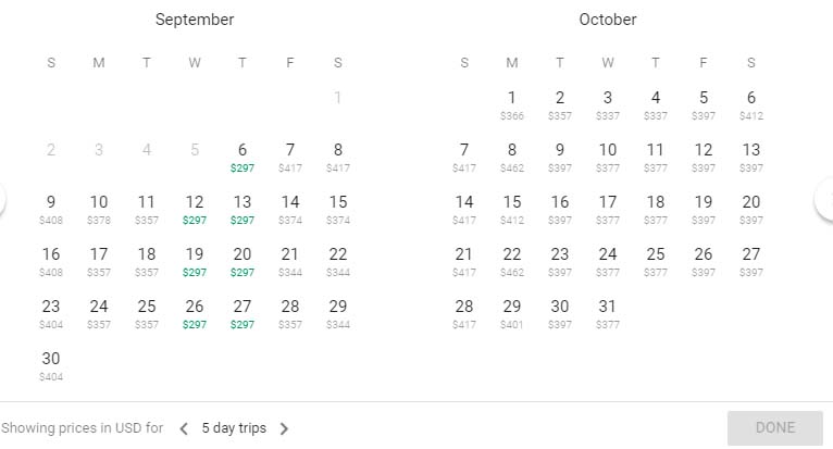 a screenshot of a calendar