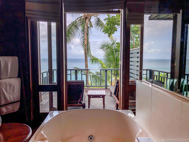 Hilton Seychelles Northlome King Hillside Villa bathroom