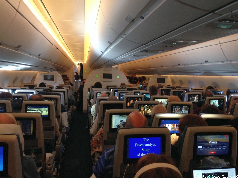Delta A350 Main Cabin - seating area