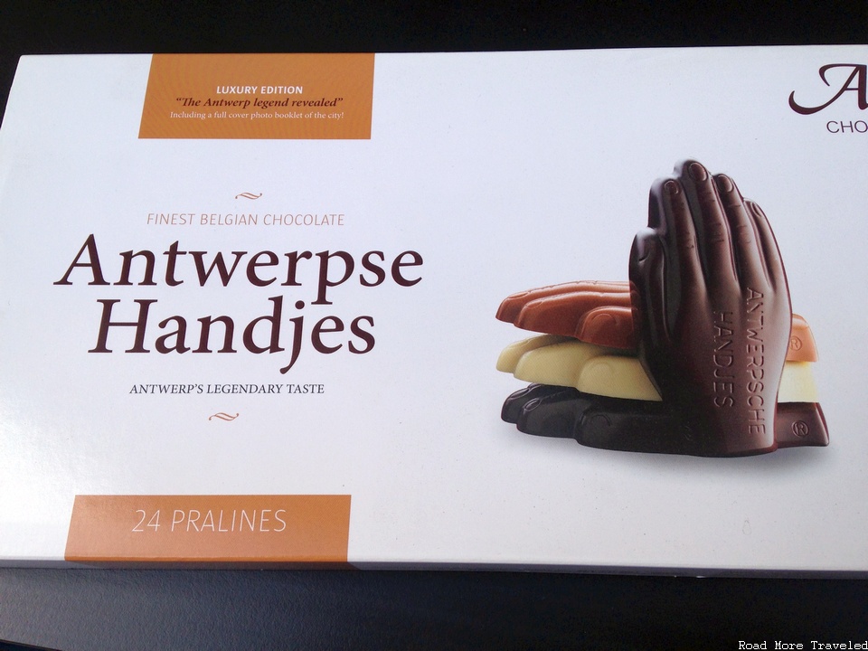 Antwerp chocolate hands