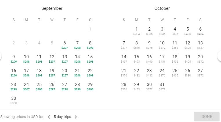 a screenshot of a calendar