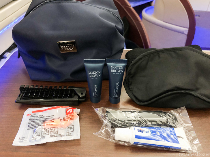 Turkish Airlines Business Class amenity kit