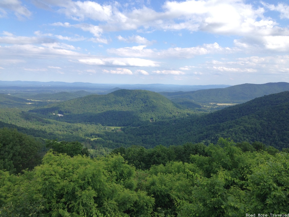 Blue Ridge Parkway - east slopes view