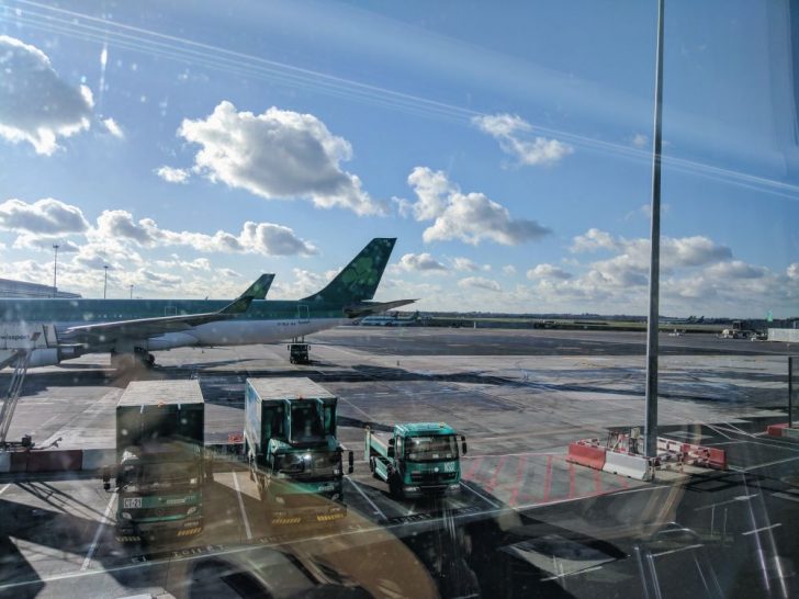 a plane on the tarmac