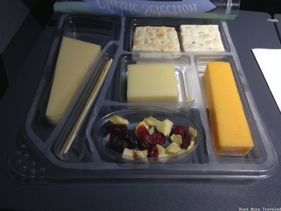 Spirit Airlines cheese plate