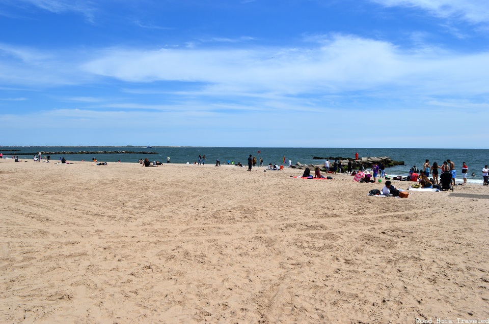 Coney Island beach - water view