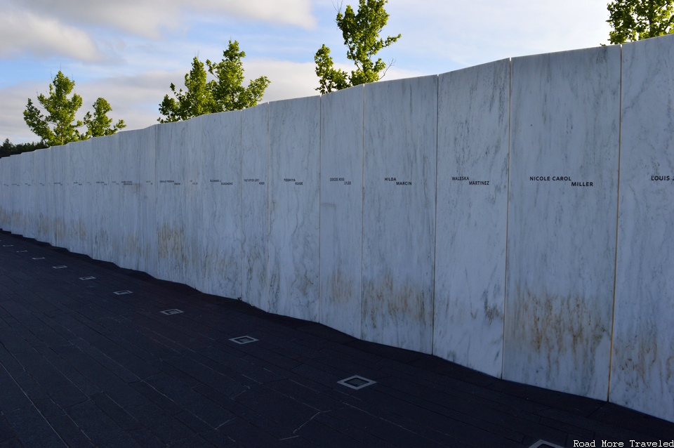 Flight 93 National Memorial - Wall of Names panels