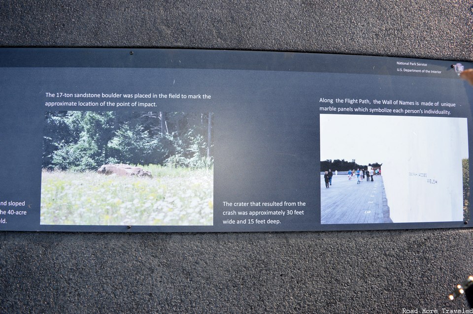 Flight 93 National Memorial - memorial plaza exhibits