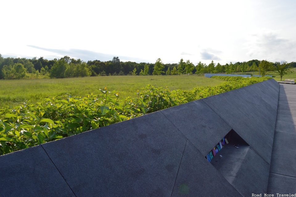 Flight 93 National Memorial - impact site boulder