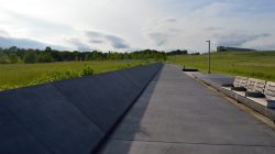 Flight 93 National Memorial - walkway to crash site