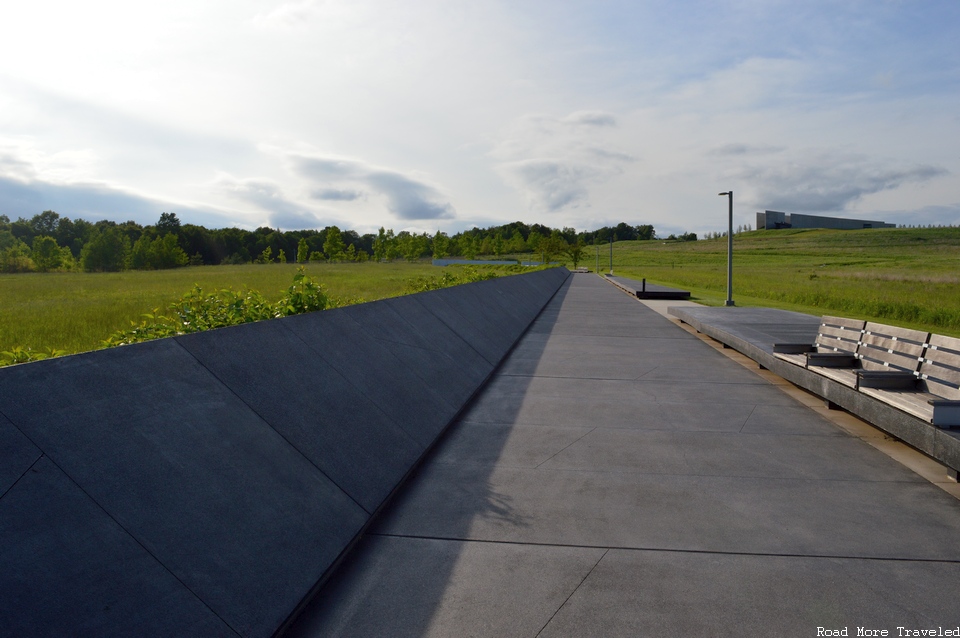 Flight 93 National Memorial - walkway to crash site