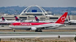 Avianca Colombia B767 at LAX