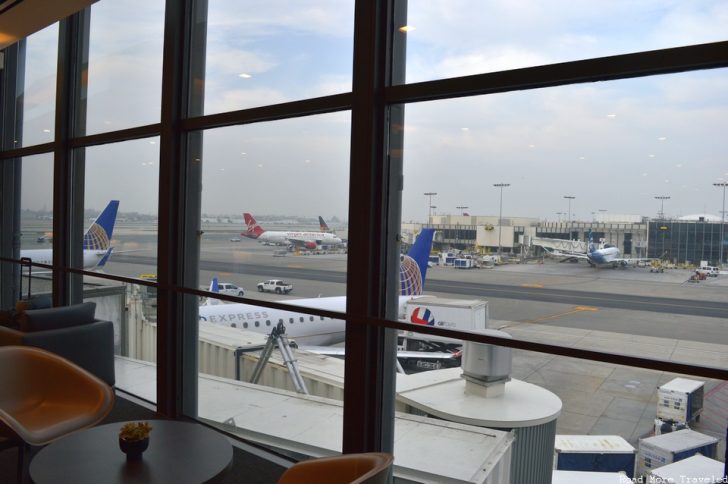 United Polaris Lounge Los Angeles - ramp view