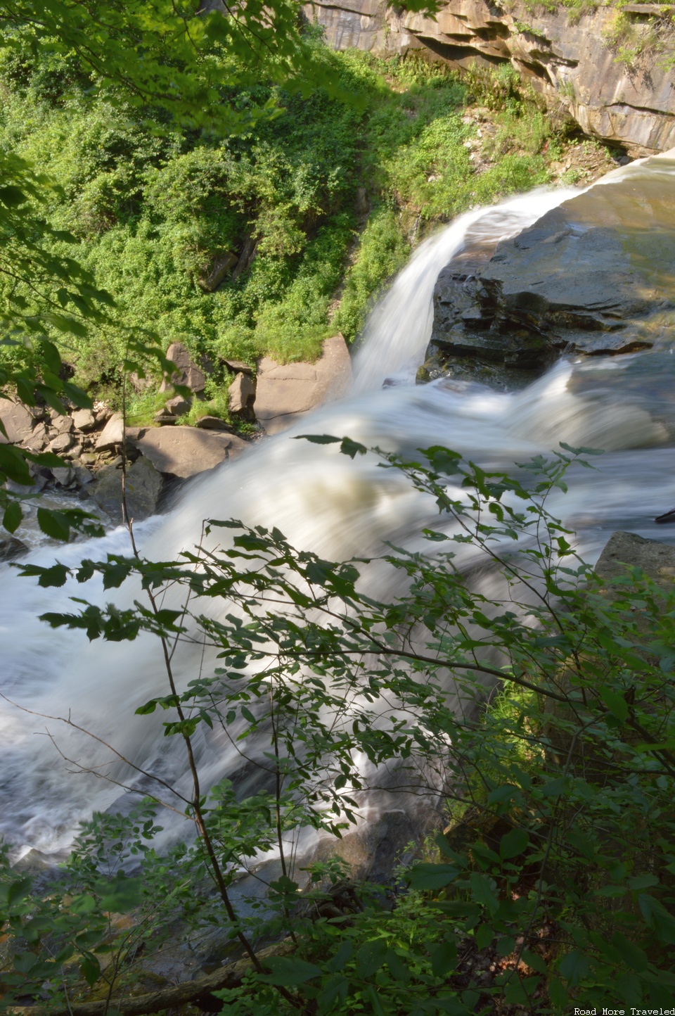 Brandywine Falls middle viewpoint, Cuyahoga Valley National Park