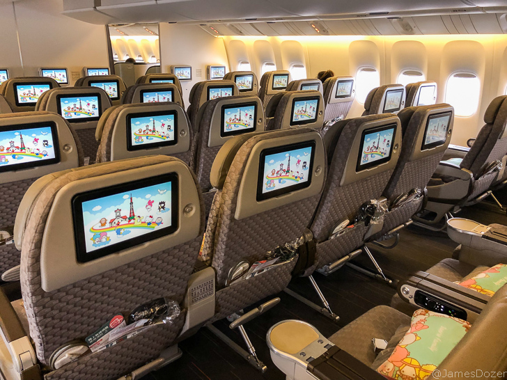 EVA Air Hello Kitty Boeing 777-300ER Premium Economy Class