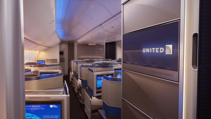 a row of seats in an airplane