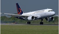 a passenger jet taking off