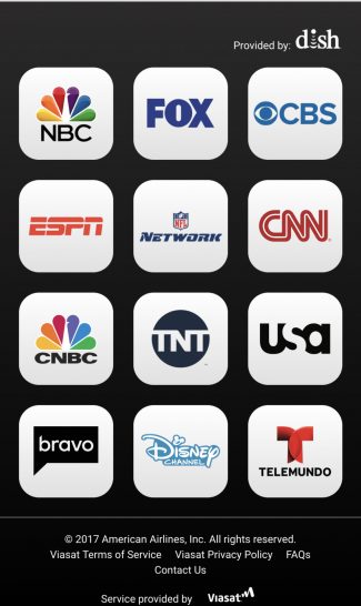 a screenshot of a cell phone with logos