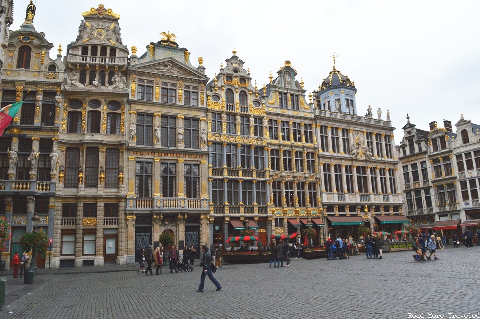 Grand Place Brussels guildhalls