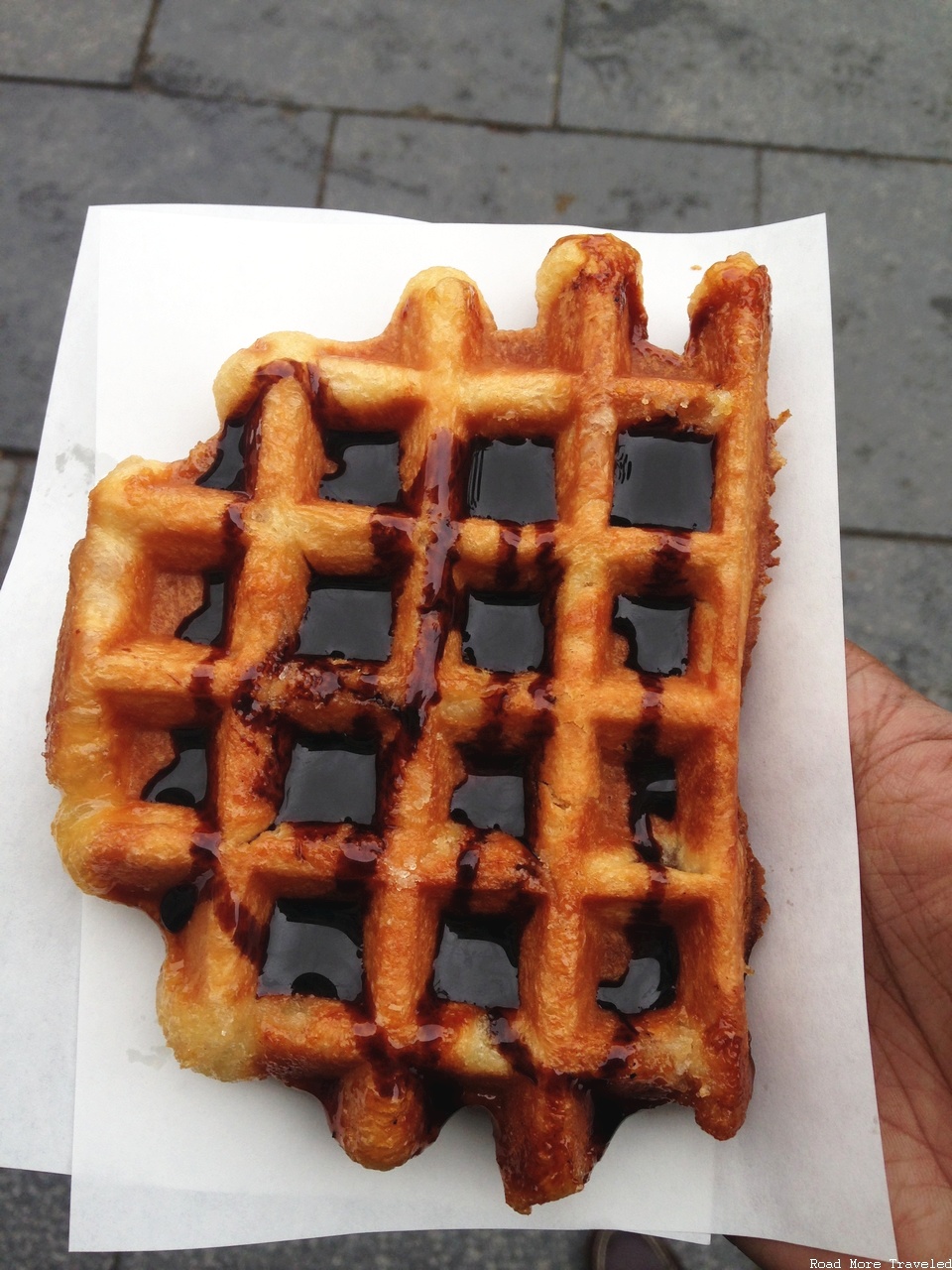 Liege Waffle from a street vendor
