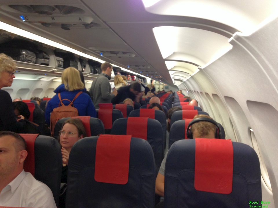 Brussels Airlines A319 cabin