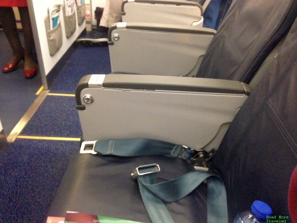 Brussels Airlines Business Class - Row 1 seating