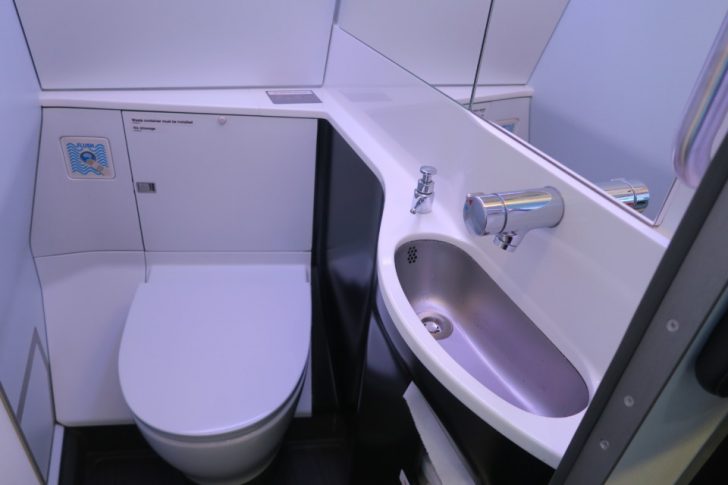 a bathroom with a sink and toilet