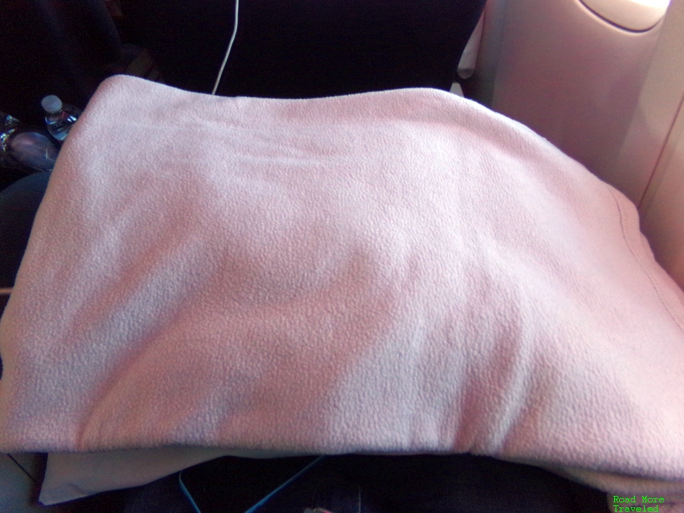 Air New Zealand Premium Economy - blanket