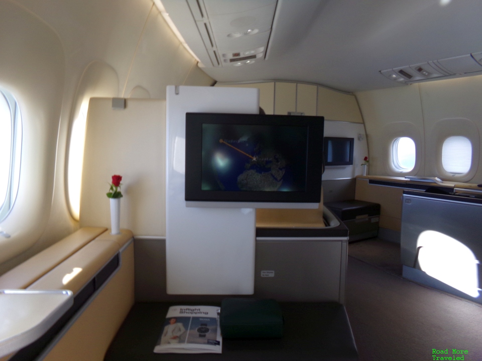 Lufthansa First Class cabin