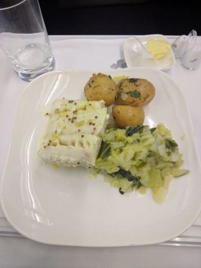 business class food