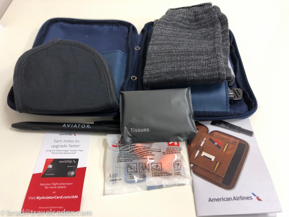 Review American Business Class Amenity Kits for 2019 Travel Codex