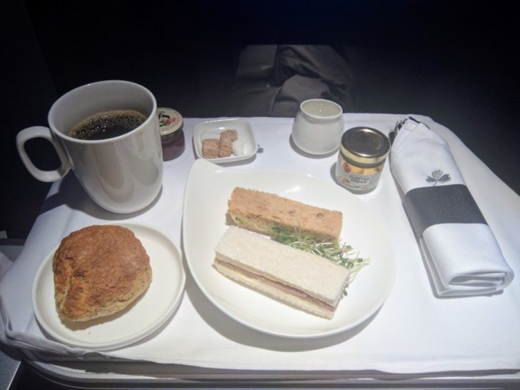 Aer Lingus afternoon tea