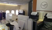 Lufthansa First Class seating