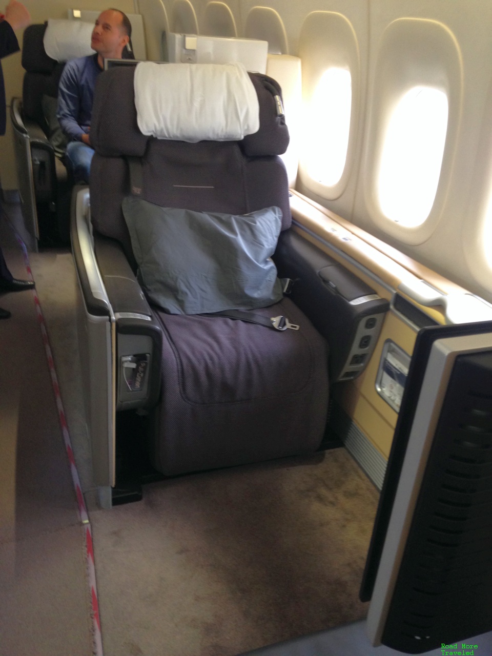 Lufthansa First Class seat