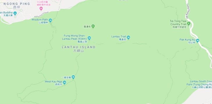 a map of a mountain