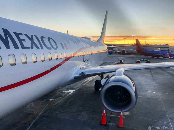 a large airplane parked at an airport