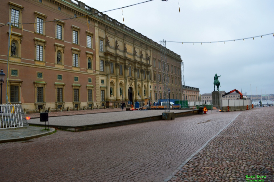 Facade of Swedish Royal Palace Armoury Museum