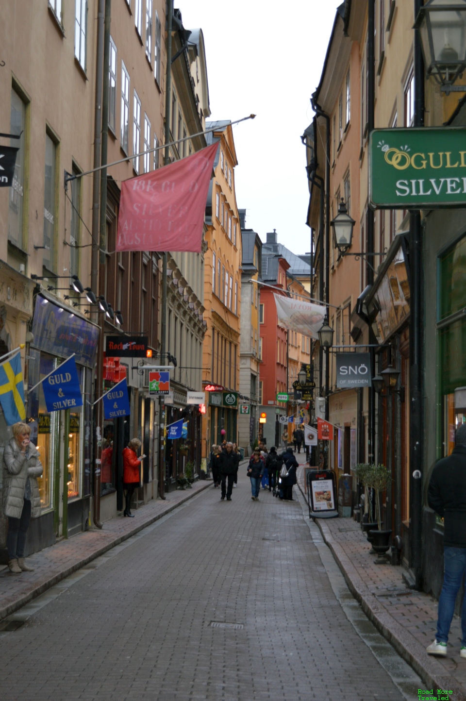 Stockholm Gamla Stan main alleyway
