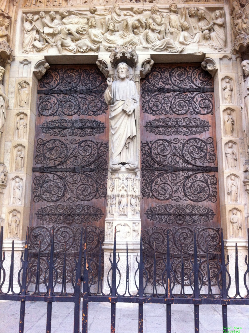 Notre-Dame de Paris door artwork